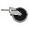 thumbnail image 2 of Rubbermaid Commercial Replacement Swivel Bayonet Casters, 4" Wheel, Black, Thermoplastic Rubber, 2 of 2