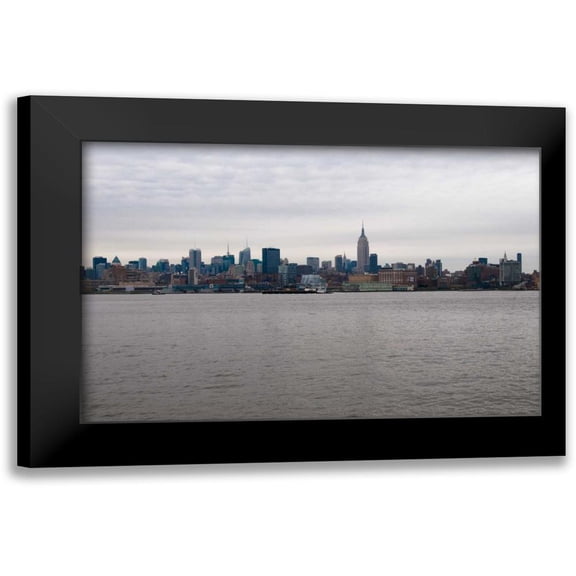 Berzel, Erin 14x11 Black Modern Framed Museum Art Print Titled - NYC Skyline I