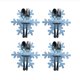 thumbnail image 2 of Inteprter 4 piezas soporte de vajilla de Navidad ambientes festivos bolsa de Navidad vajilla cubiertos decoración cuchara tenedor adorno Kits de decoración para fiestas Inteprter HA068285-00B, 2 of 6