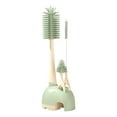 thumbnail image 1 of Bottle And Straw Brush Cleaning Set Silica Gel Baby Bottle Brush Nipple Cleaner Drying Stand Soft Bristles Multifunctional For Baby Bottles, 1 of 9