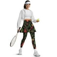 thumbnail image 4 of FUIALDOLG Christmas Tree Legging for Women Lady Merry Christmas Skirted Leggings for Tennis Golf Running Trousers High Waist Tight Workout Pants Casual Trousers for Winter,Size S, 4 of 7