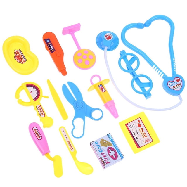 Maleta de plástico portátil para niños, 15 Uds., para regalo de niño y niña (azul) Ndcxsfigh libre de BPA