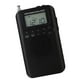 thumbnail image 5 of Mini radio portátil de bolsillo con pantalla LCD digital AM FM y auriculares negro, 5 of 9