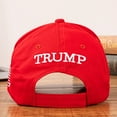 thumbnail image 6 of XQF 2024 Trump Hat Make America Great Again Hat with American Flag Logo Adjustable Size,Black, 6 of 7