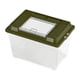 thumbnail image 1 of Tanque de baño para tortugas Caja de cría de anfibios Hábitat para es Caja de alimentación de alimentos verde, 1 of 8