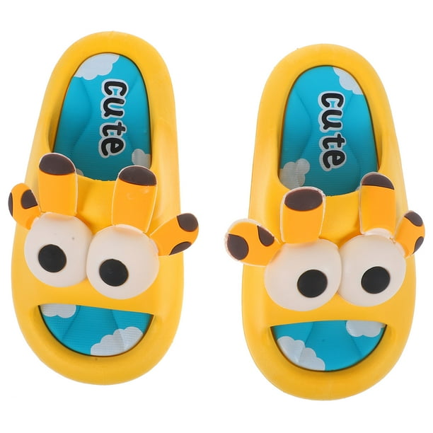 1 par de zapatillas para niños, sandalias deslizantes para niños, sandalias de playa, zapatillas de verano antideslizantes, talla 32/33