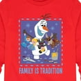 thumbnail image 3 of Frozen 2 - Olaf Family Is Tradition - Toddler And Youth Long Sleeve Graphic T-Shirt, 3 of 5