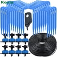 thumbnail image 2 of Irrigación por goteo para invernadero, 4 vías, 3/5mm, flecha de goteo, transmisor de 2 vías, sistema de riego para maceta, jardín, césped, 10 juegos/20 juegos Tan Jianjun unisex, 2 of 2