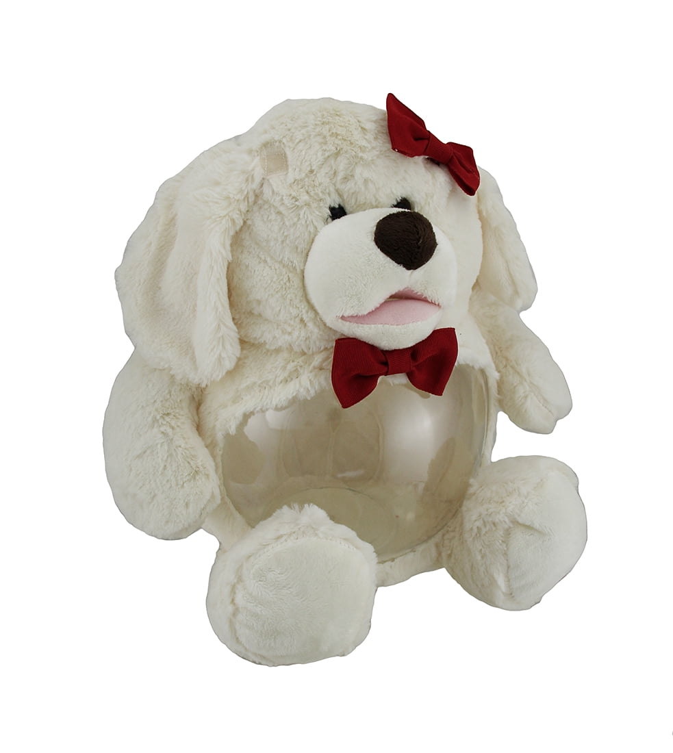 stuffed animal fish bowl