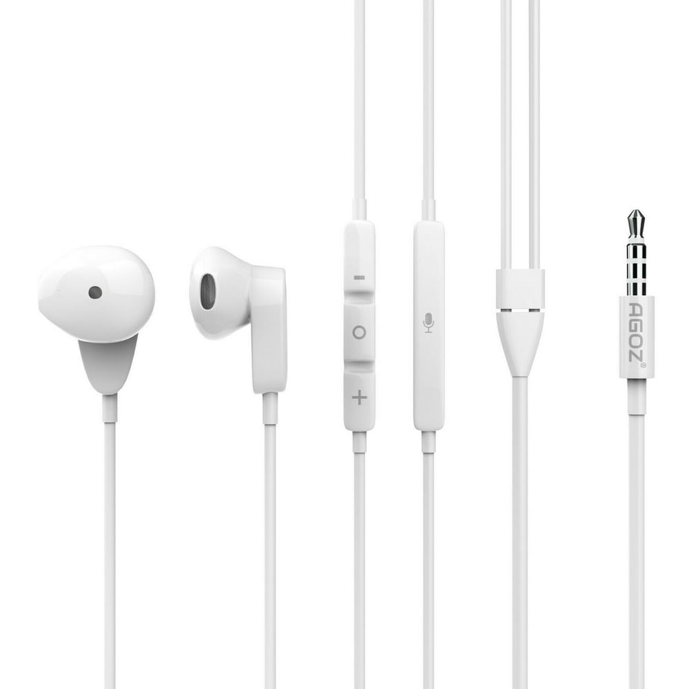 Agoz 3.5mm Jack Stereo Headset Headphones Earbuds for Samsung Galaxy ...