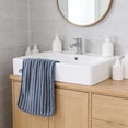 thumbnail image 5 of Striped Bath Towel 29.5x13.7 Inch Soft Highly Absorbent Quick Drying for Bathroom Gym Beach Spa by PALIFEUR, 5 of 8
