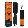 thumbnail image 3 of Bolígrafo de relleno para barba de cuatro puntas resistente al agua herramienta para dar forma a la reparación del bigote (negro) Ndcxsfigh Cuidado Belleza, 3 of 6