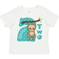 thumbnail image 3 of Inktastic Baby Sloth 2nd Birthday Boys or Girls Toddler T-Shirt, 3 of 5