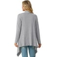 thumbnail image 6 of Cueply Womens Cardigan Long Sleeve Knit Soft Fall Open Front Duster Lightweight Coat with Pocketes, 6 of 7