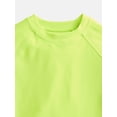 thumbnail image 2 of Wonder Nation Baby and Toddler Boys Swim Rash Guard with Long Sleeves, Sizes 12M-5T, 2 of 3