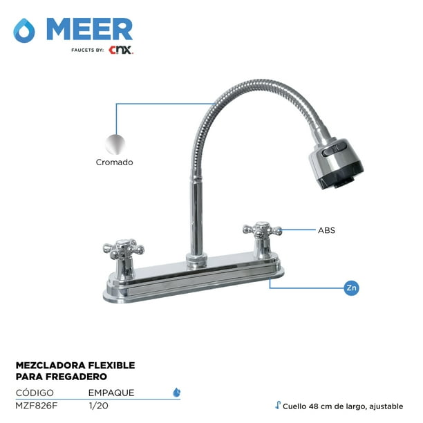 Mezcladora para fregadero aurrera sale