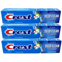 3 Pack - Crest Whitening Plus Deep Clean Toothpaste, Effervescent Mint, 5.4 OZ