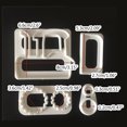 thumbnail image 5 of 4PCS/Lot Cookie Mold Cute Tractor Cake Mold Pastry Fondant Plastic Mold For Cake Cupcake Decoration Kitchen Baking Mold, 5 of 6