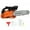 Orange, variant on 25.4cc Gas Chainsaw, 2-Stroke Portable Chain Saw, Handheld High-Power Logging Saw, Home Gas Small Garden Saw-Orange