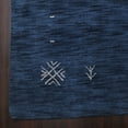 thumbnail image 3 of Rugsotic Carpets Handmade Rugs Hand Knotted Loom Rectangle 9'x12' Blue Wool for Indoor Use, 3 of 9