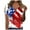 Red, variant on WIZUTIZ Red White and Blue Shirts for Women Tops Women's Flowy Summer-Beach Shirts Solid Elegant Fluffy Short Sleeve Tee Fashion Tops Tshirt Athletic Vintage V-Neck T-shirt Blouse