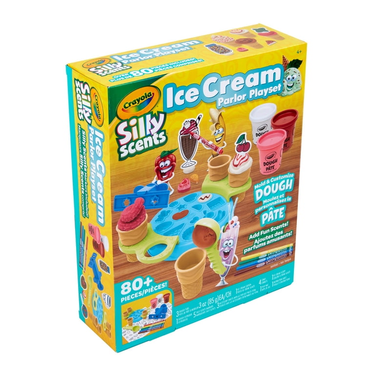 Crayola Silly Scents Ice Cream Toy, Kids Modeling Dough, Play Food