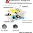thumbnail image 2 of Equipment DIY Jewelry Lapidary Saw for Cutting Rocks, 110V Mini Table Saws Rock w/Flexible Shaft Polishing Machine 0-10000r/min Cutting depth 35 mm, 2 of 8