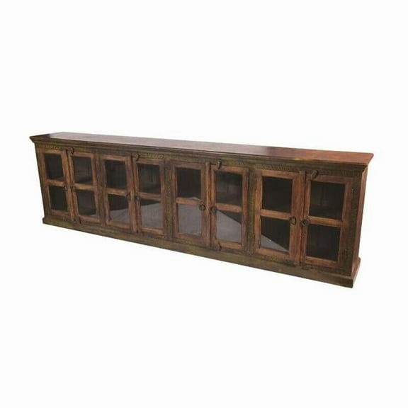 Arvada 8 Glass Doors Buffet, Brown