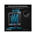 thumbnail image 5 of Phanteks Evolv X2 Matrix Mid Tower ATX Gaming Chassis with 900 LED Matrix Display, Fabric Interior Panel, Vertical Cooling System, Tempered Glass, Integrated D-RGB Lighting, Charcoal Black, 5 of 6