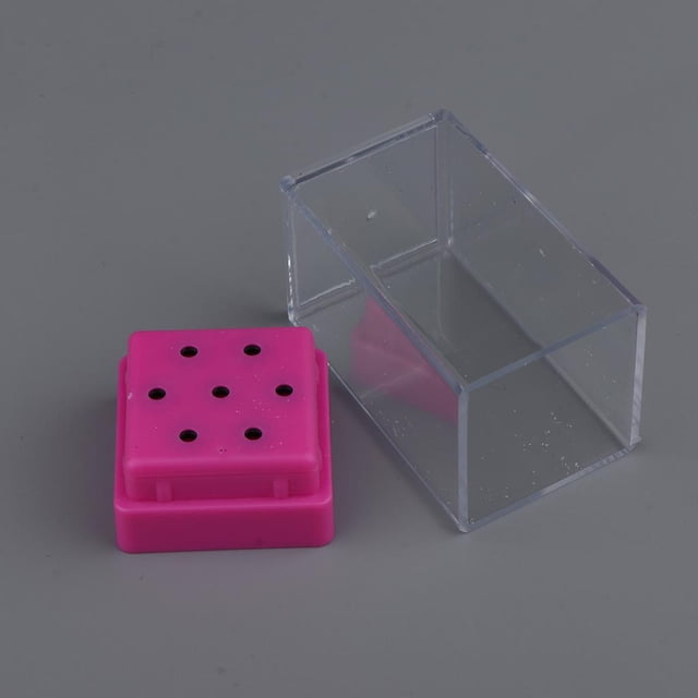 manicura para estuche de organizador para soporte de brocas para uñas shamjiam Portabrocas de uñas