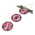 thumbnail image 2 of Christmas Wreath, Simple Operate  Check Plaid Wreath Ribbon Bow Easy To Hang Exquisite Workmanship  For Outdoor, 2 of 8