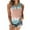 Green, variant on Lolmot Womens Plus Size Fashion O-Neck Tie Dye Tank Top Loose Fit Printed Stripes Casual T-Shirt Summer Tops Blouse Sleeveless
