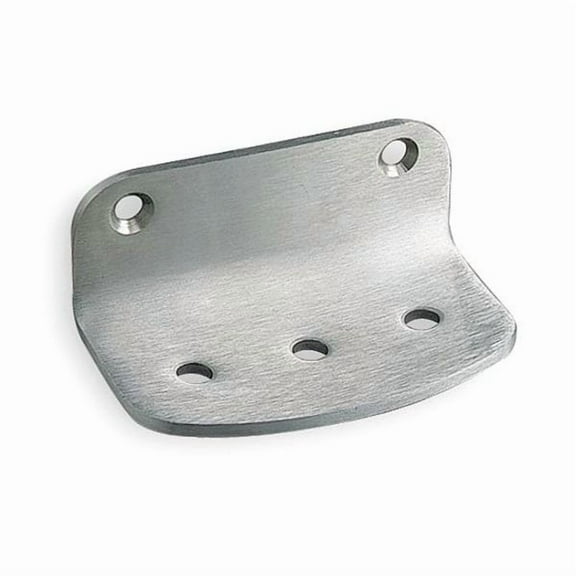 Manufacturer Varies Soap Dish,Silver,2-1/4x5x3In 1ECN7