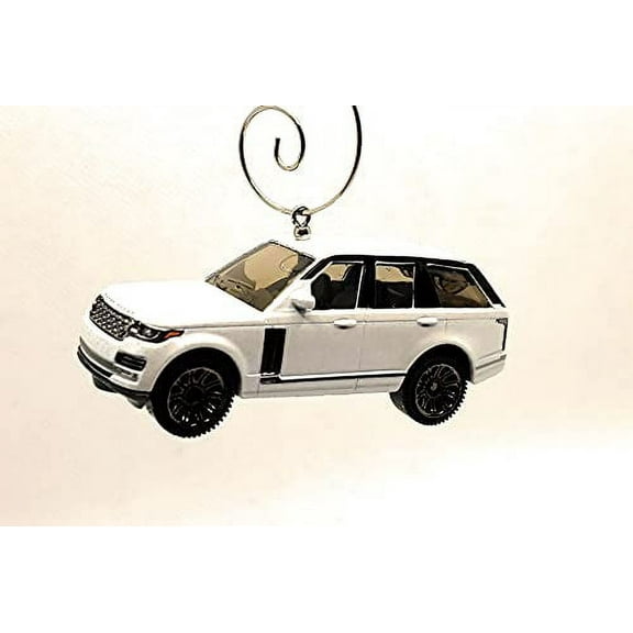 2018 Land Rover Vogue SE Christmas Ornament 1:64 White
