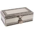 thumbnail image 5 of Leeber 86898 Elegance Silver Antique Silver Jewelry Box With Jeweled Lock, 5 of 11