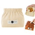 thumbnail image 2 of BETTERLIFE Corduroy Travel Cosmetic Bags Portable Makeup Storage Bag Female Storage Cl Y1N0, 2 of 9