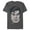 Charcoal Heather, variant on Men's Superman Classic Clark Kent Portrait  Graphic Tee Royal Blue Large