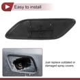 thumbnail image 7 of Unique Bargains 1 Pcs Front Right Side Bumper Headlight Washer Nozzle Cover Cap for Honda CR-V MK3 Facelift 2009-2011 Bumper Trim Nozzle Cover No.76887SWAS01 White, 7 of 7