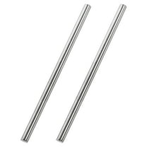 8mm x 300mm 304 Stainless Steel Solid Round Rod for DIY Craft - 2Pcs
