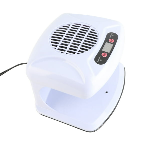 Single Hand Nail Air Dryer Warm Cool Wind Automatic Sensor Fan Blow for Home Salon White US Plug 110V