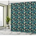thumbnail image 4 of Ambesonne Exotic Shower Curtain, Tropic Jungle Monstera Palm, 69"Wx70"L, Multicolor, 4 of 4