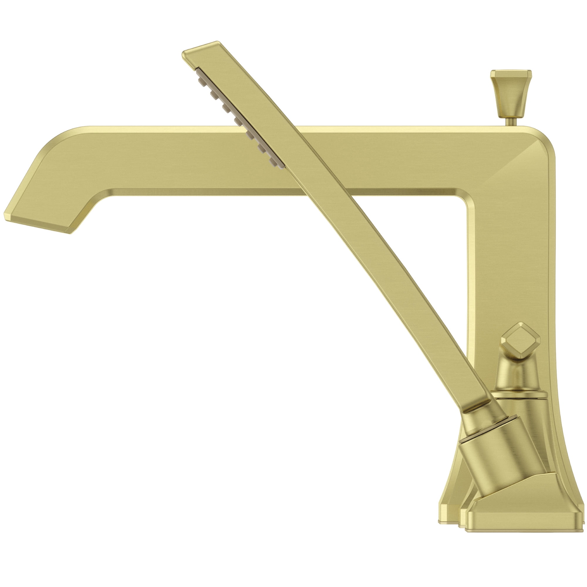 Pfister LG6-4FED Park Avenue Roman Tub Faucet with Handshower, Polished Nickel