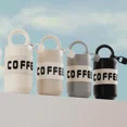 thumbnail image 3 of Portable Coffee Travel Mug, 304 Stainless Steel, Hot Water Bottle, Fashion Cute Thermos Bottle, 460ml Insulation Coffee Cup (White,460ml), 3 of 7