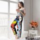 thumbnail image 5 of Balery Funny Cats Pantalones de pijama para mujer, pijamas ultraligeros, pantalones de estar por casa-Large, 5 of 6