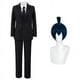 thumbnail image 1 of Disfraz de Cosplay de Anime Chainsaw Man, Denji Aki Hayakawa, uniforme de cazador de demonios negro, peluca, traje, ropa de Halloween y Navidad, 1 of 5