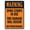 Warning Sign 2, variant on Spike Strips in Use Tire Damage Risk Metal Sign Aluminum Warning Tin Signs for Outdoor Business Yard Lawn Farmhouse Garden Patio Wall Decor 8x12 Inch