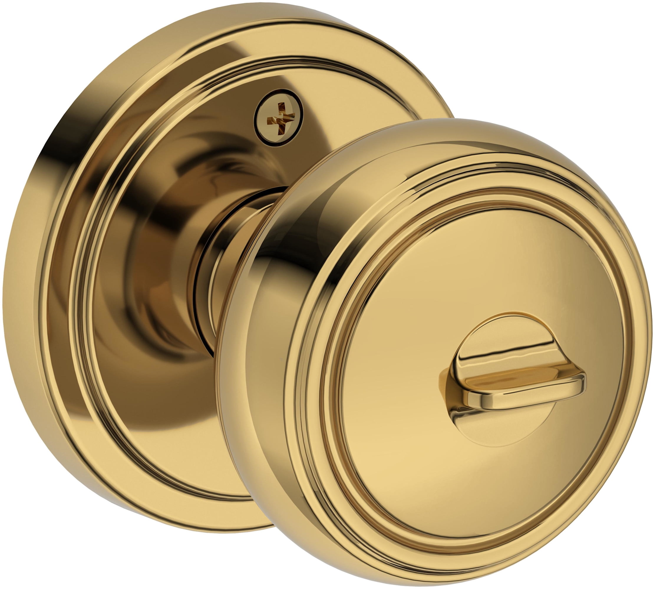 Baldwin ENBRESRR190SMC Bremerton Single Cylinder Keyed Entry Door Knob Set - Black