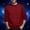 001 Red, variant on Men's Women's Solid Color Sparkly Sequined Pullover Long Sleeved Round Neck Regular fit Tops