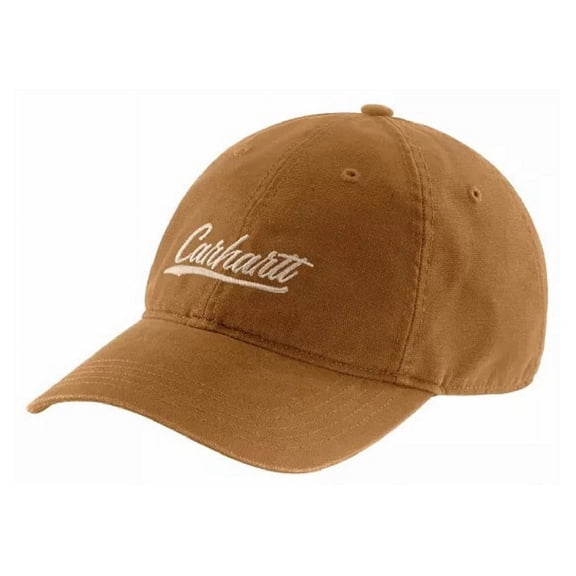 Carhartt Women's Canvas Script Ball Cap Brown One Size
