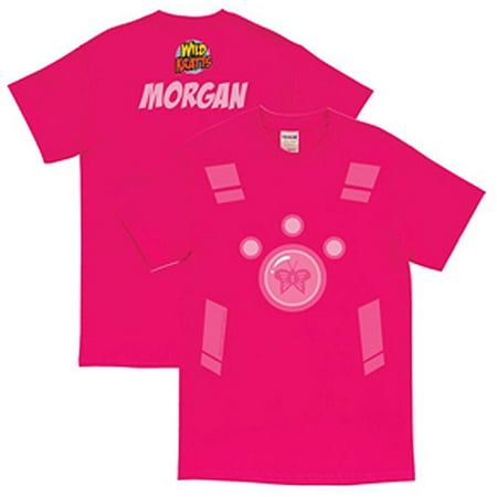 Personalized Wild Kratts Creature Power Suit Hot Pink Adult T-Shirt